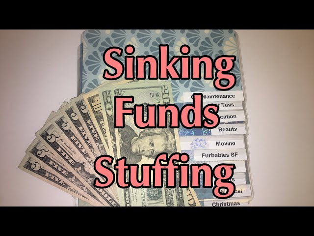 Sinking Funds Stuffing | July 31st | Empty Nester Cash Budget