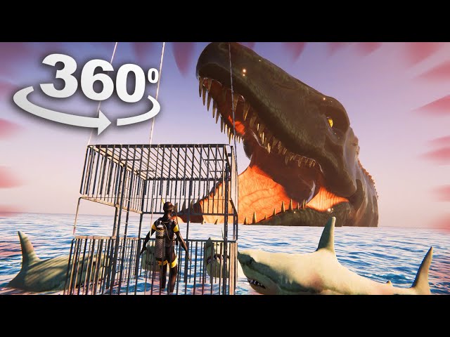 360° VR Jurassic World the sea monster