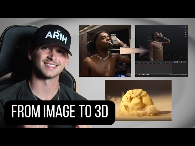 How I Made This Ken Carson Visualizer | AI, Blender & After Effects