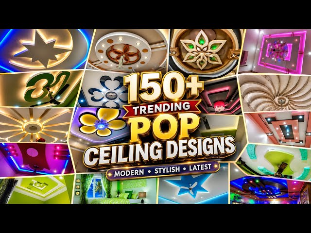 150+ Trending POP Ceiling Designs 2026–27 | Latest Plus Minus False Ceiling Ideas