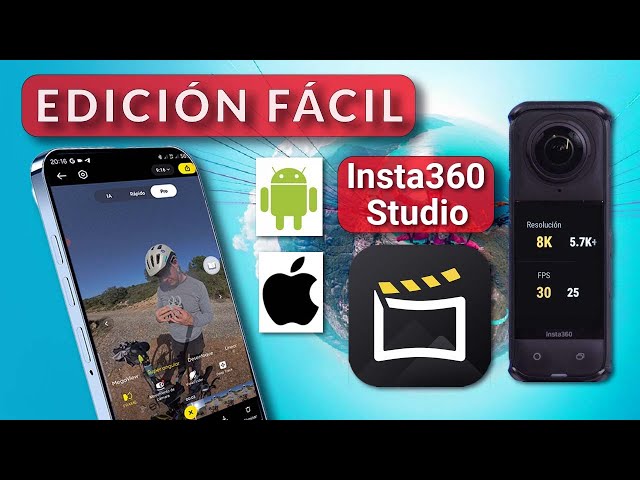 🔴 Aprende a EDITAR FACILMENTE con INSTA360 Studio App Teléfono 🚀 Tutorial Paso a Paso 2026