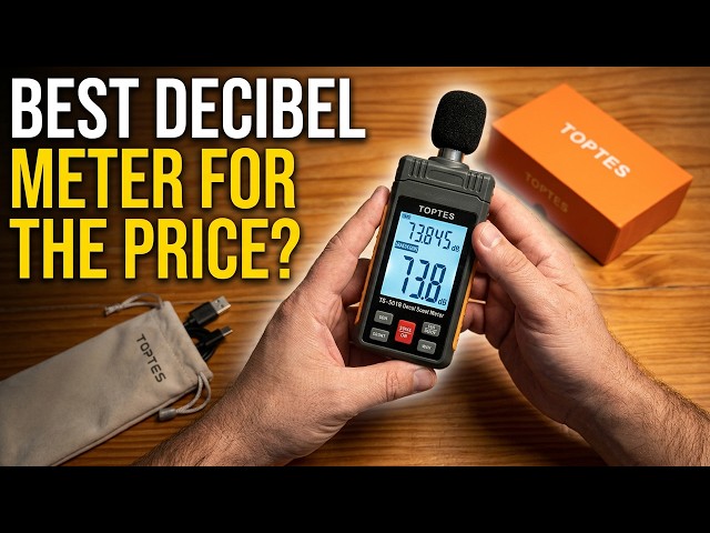 You need to try the Toptes TS-501B Decibel Reader. Wow!