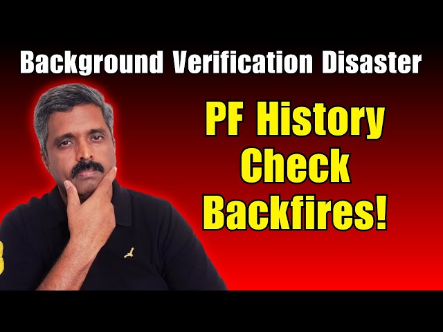 Man made a HUGE mistake 7 years ago | background verification companies process | Career Talk