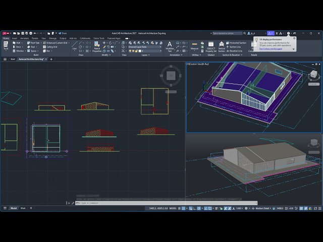 Videoguida - AutoCAD Architecture, Disegni Tecnici, Piante, Sezioni, Prospetti, Sezione 3D,