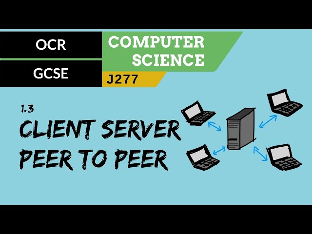 25. OCR GCSE (J277) 1.3 Client server, peer to peer