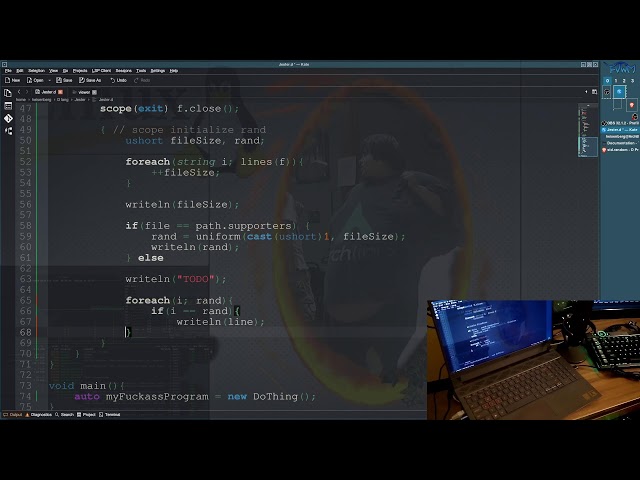 Live programming 💾 💻 (I use Arch btw) #linux #computer