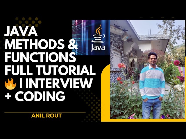 Java Methods & Functions Full Tutorial 🔥 | Interview + Coding