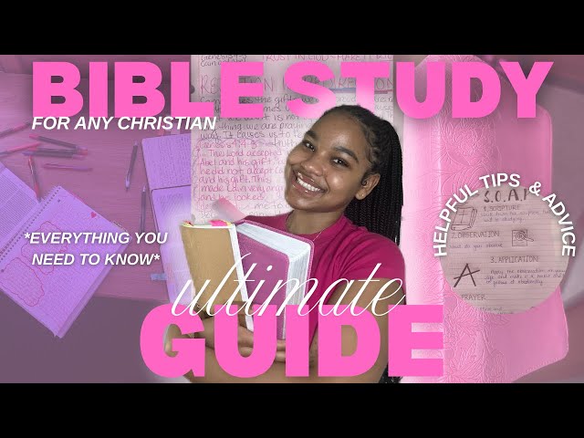 the ULTIMATE guide to study the Bible for beginners | in-depth + step-by-step