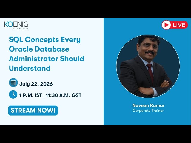 SQL Concepts Every Oracle Database Administrator Should Understand