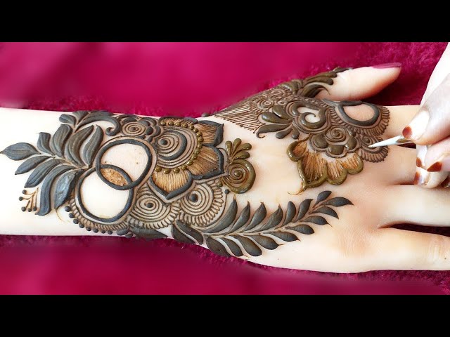 Very beautiful stylish back hand mehndi design |Eid special Mehndi design | mehndi ka design |Mehndi