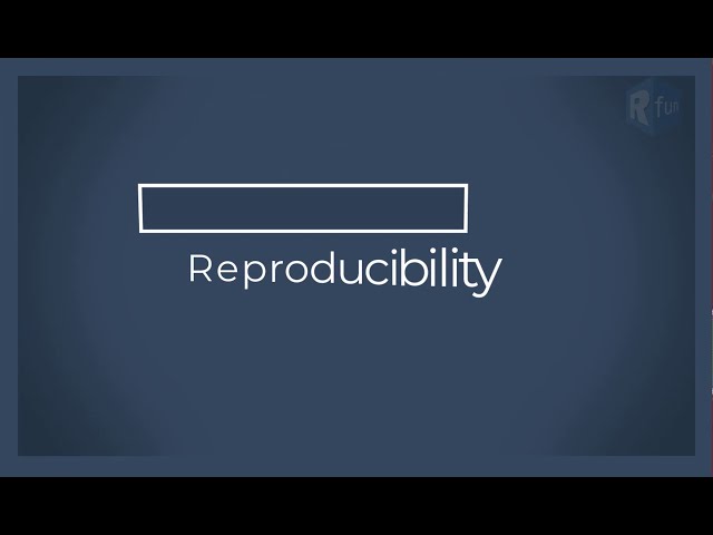 R project reproducibility (part of the Rfun Introduction to R series)