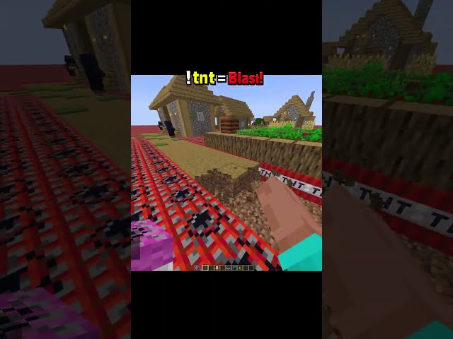 Minecraft TNT GAME 😱 #shorts #minecraft