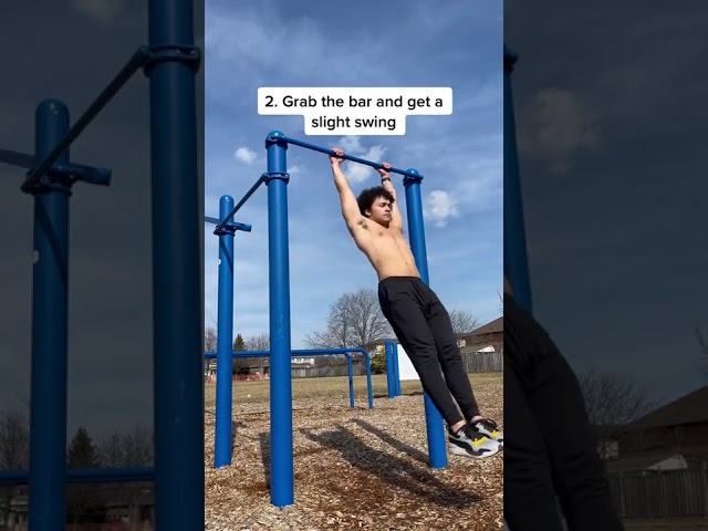 How To Do A Muscle Up In 5 Steps! #shorts