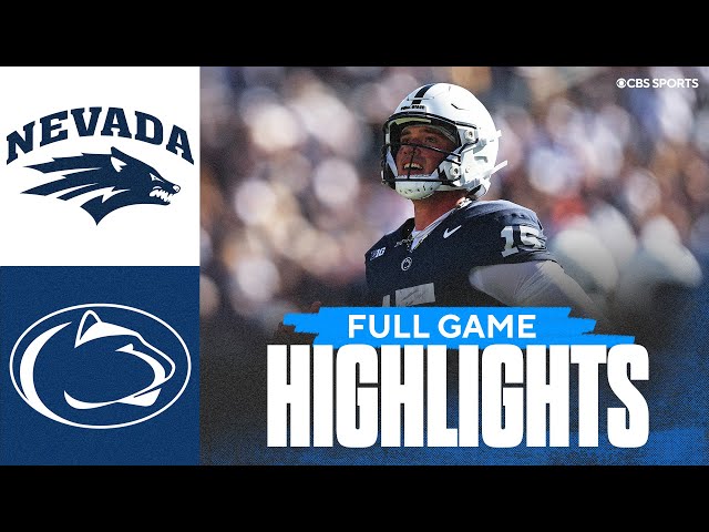 Nevada Wolf Pack vs No. 2 Penn State Nittany Lions | Full Game Highlights