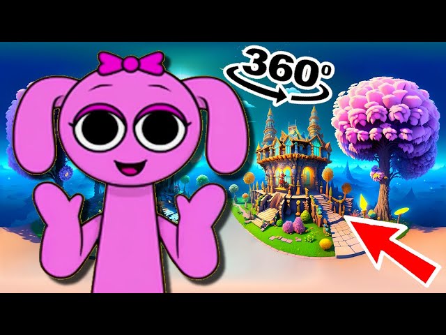 Find Pinki Incredibox Sprunki  in 360° VR  Animation