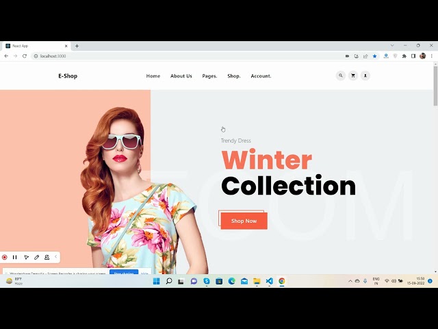 Build Complete Ecommerce Website Project with Reactjs