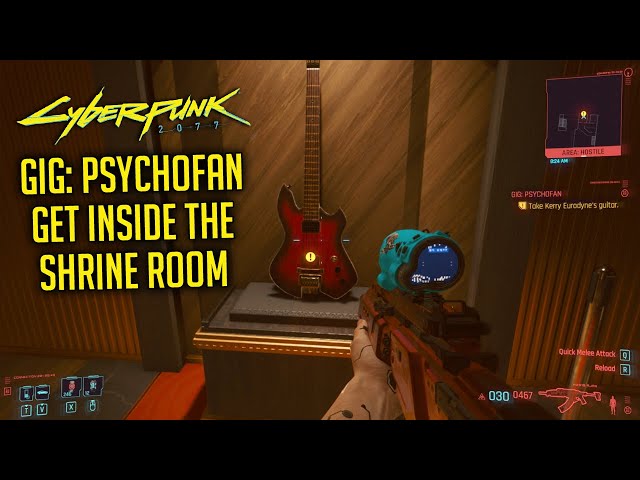 Where To Find The Keypad Code To Get Inside The Shrine Room | GIG: PSYCHOFAN | CYBERPUNK 2077