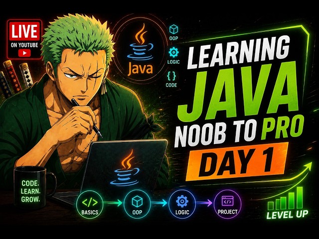 🚀 Learning Java: Noob to Pro - Day 1 | Java Programming Series ☕