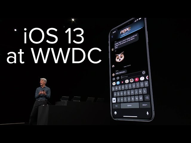 iOS 13 announcement in 10 minutes