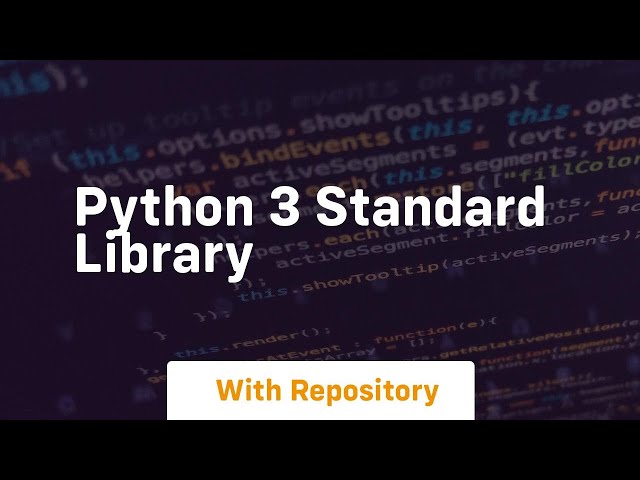 python 3 standard library
