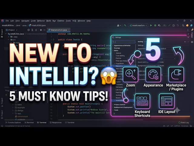 5 IntelliJ IDEA Tips & Tricks Every Java Developer Should Know! 🚀 | Beginner Guide #intellij #tips