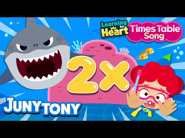 2 Times Table Song | Multiply by 2 | School Songs | Multiplication Songs for Kids | JunyTony