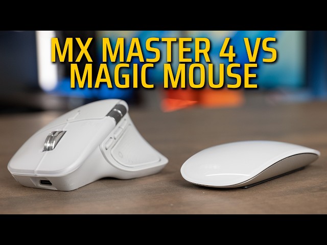 Apple Magic Mouse vs Logitech MX Master 4: Which One Should You Buy?