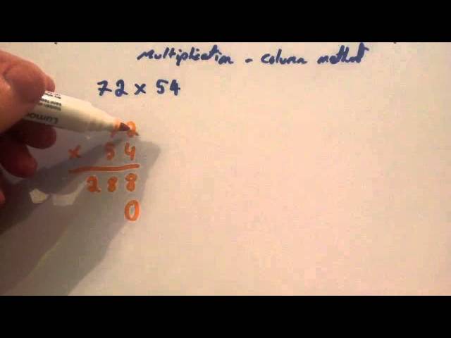 Multiplication column method - Corbettmaths