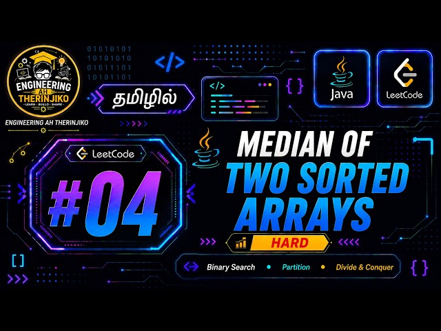 LeetCode Question #4:Median of Two Sorted Arrays|Java interview Question |#leetcode #java #interview