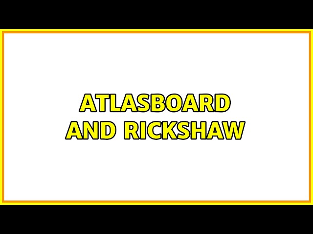 Atlasboard and Rickshaw