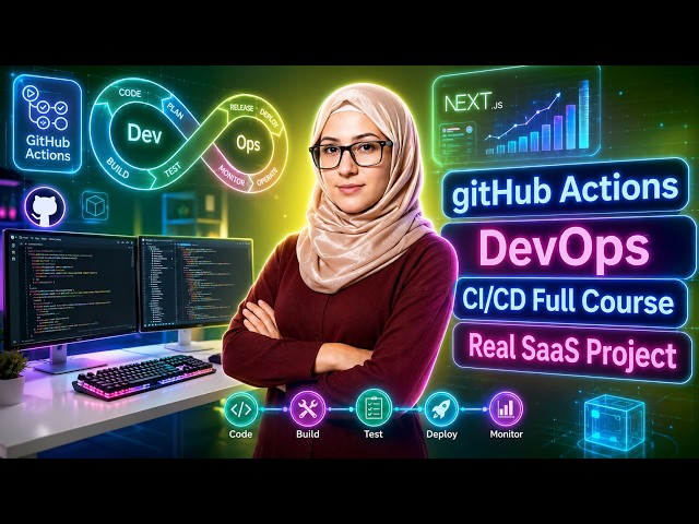 Learn CI/CD | GitHub Actions | DevOps | Real SaaS App  | Next.js | Prisma | Clerk | Full Course