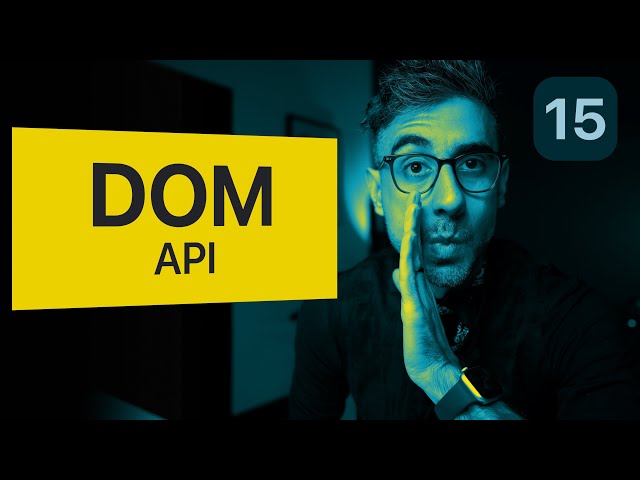 DOM API - JavaScript Tutorial for beginners
