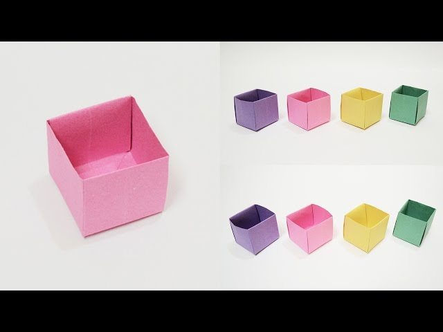 How to make a Paper Box (Easy) Origami Box