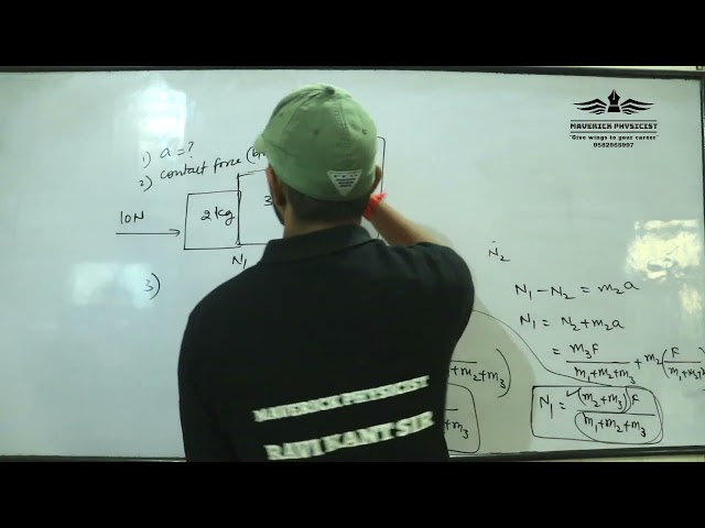 CLASS 11th PHYSICS motion of connected bodies