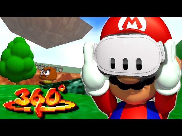 Mario 64 but it's an immersive POV