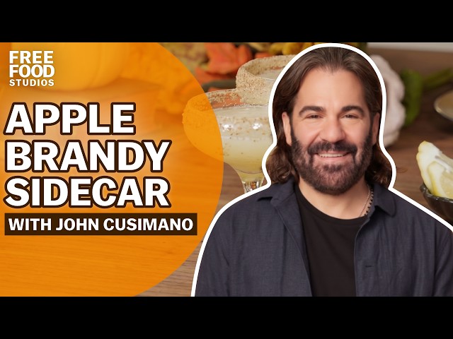 Make a Calvados Sidecar with John Cusimano & Rachael Ray | Free Food Studios
