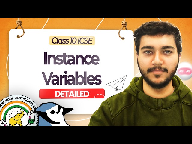 Member Variables & Instance Variables in Java | ICSE Class 10