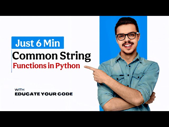 (Day-13) Top Python String Functions You Must Know in 2025 💻#coding #strings #functions #python 