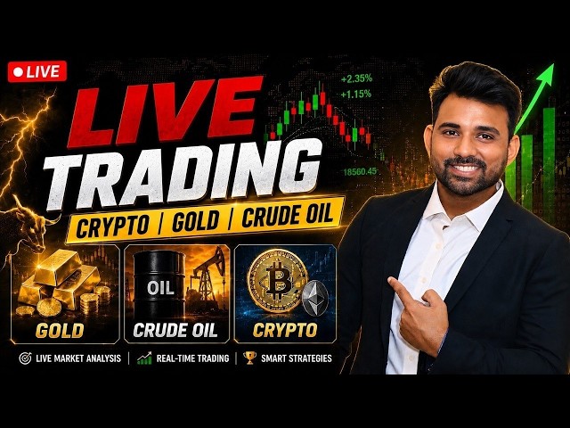 Crypto crude oil & Gold Live Trading 19th Aug 2026 | #GOLD#BITCOIN#CRUDEOIL