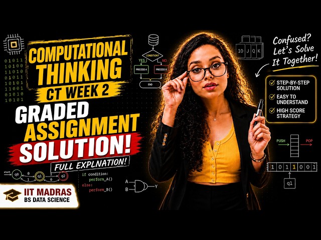 IIT Madras BS Online Degree Computational Thinking CT Graded assignment week 2 Answer | solution .