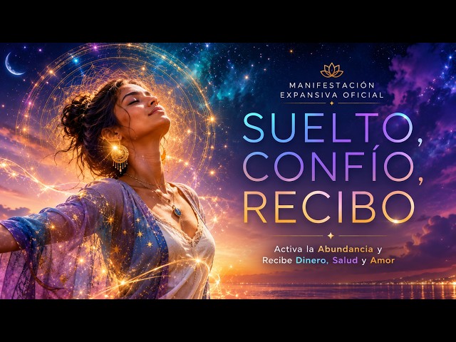 Poderoso Mantra “SUELTO, CONFÍO, RECIBO” 💖 Activa la Abundancia y Recibe Dinero, Salud y Amor ✨