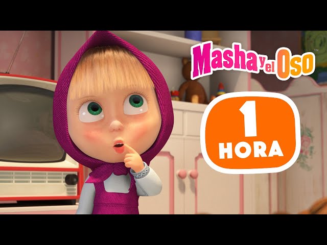 Masha y el Oso  😲¿Qué hay que ver hoy?🐱 Colección de dibujos animados 🎬 1 hora