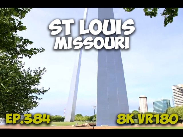 Ep.384 St Louis Missouri - Gateway Arch Park Design And Weighted Catenary Curve 8K VR180 3D Travel