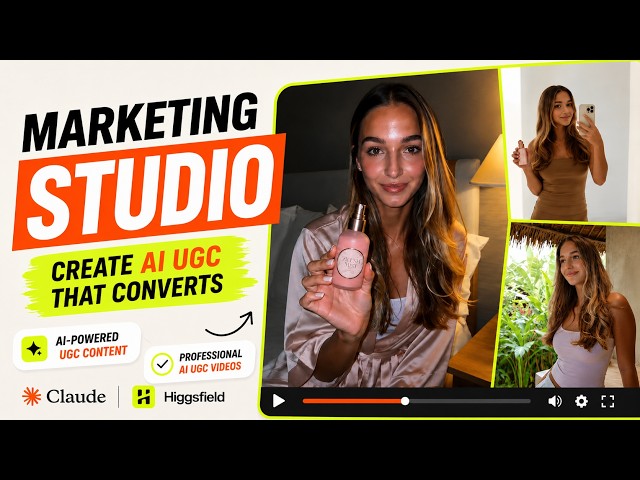 How I Automated UGC Ad Creation With Claude and Higgsfield (Full System Walkthrough)