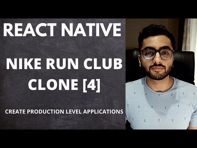 React Native Vector Icons in Nike Run Club Clone [4] | Production Level Application