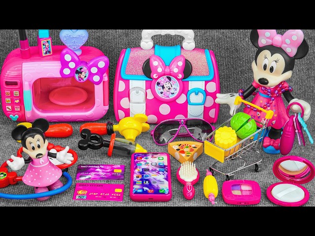 Satisfying with Unboxing Disney Minnie Mouse Shopping Cart Playset 🎀 Review Toys ASMR