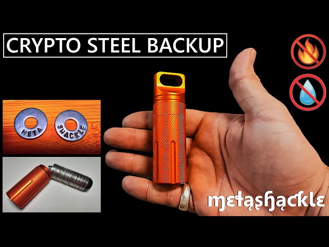 DIY Crypto Seed Phrase Backup in Steel 👉 Cheap Crypto Security & Cold Storage Guide