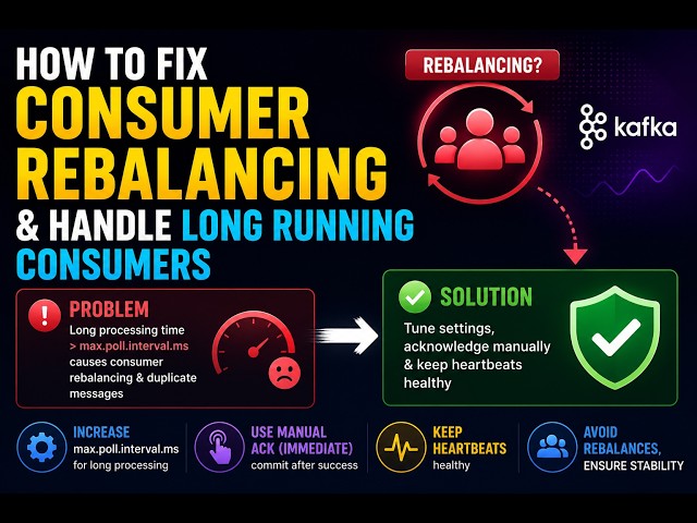 Kafka Consumer Rebalancing Explained | Fix Long Running Consumers & Duplicate Message Processing