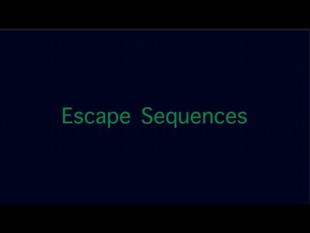 What are Java Escape Sequences? (\n, \t, and more explained)
