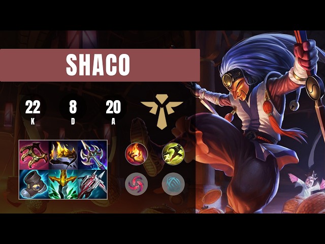 Shaco Support vs Senna - EUW Challenger Patch 26.08